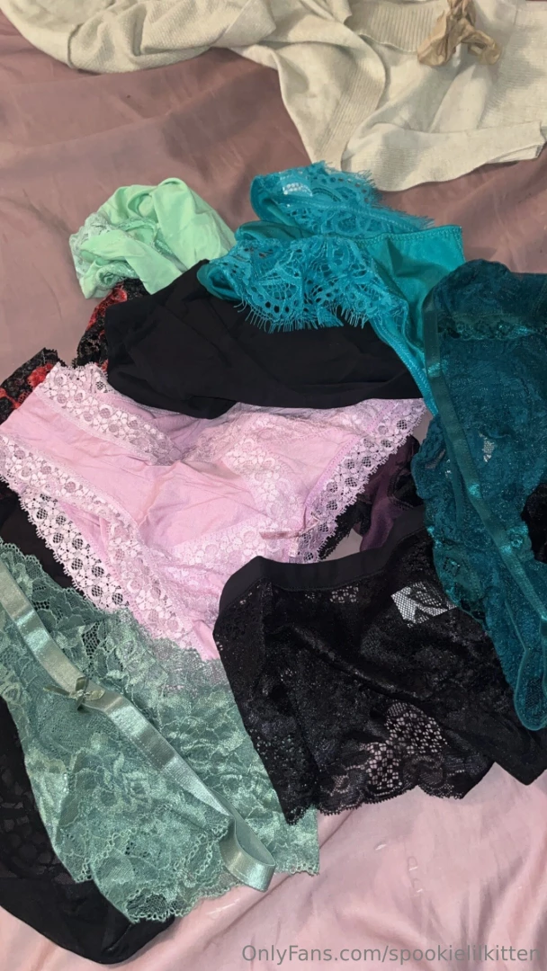 Guess who just got 12 pairs of new panties time for try on pics leave 