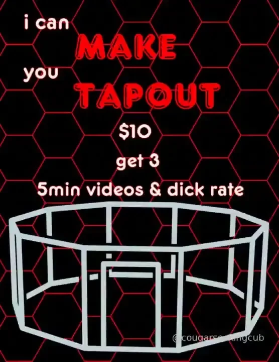 Oh baby i ve got more than what it takes to make you tap out i ll 