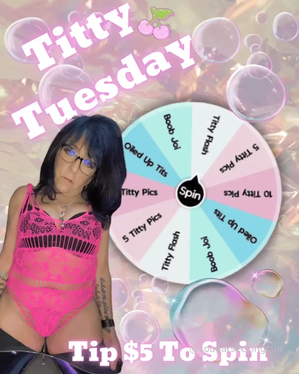 Titty tuesday tip 5 and give it a spin spinning live no need to wait 