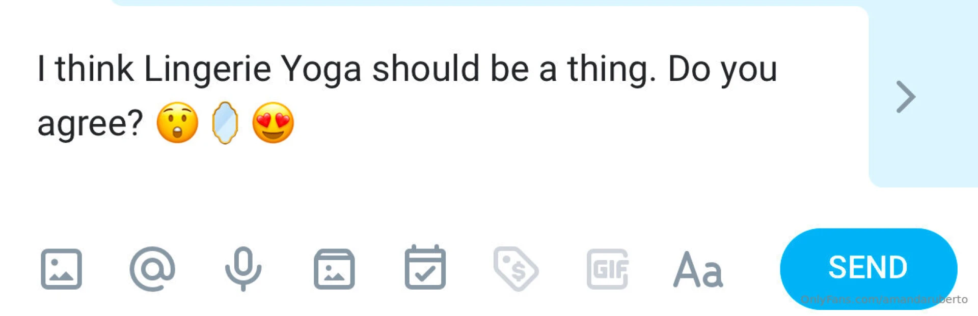 Check your dms for my new yoga lingerie bundle 