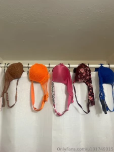 Laundry day gotta let the bras air dry