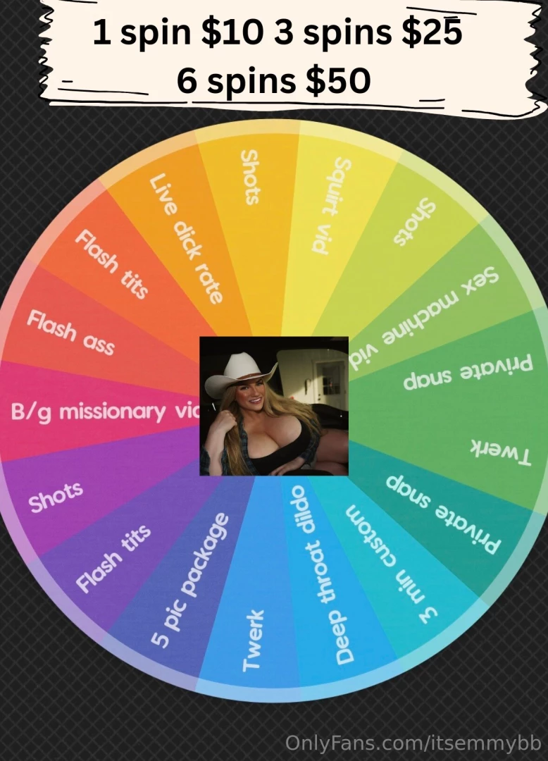 Going live tonight only on itsem come spin the wheel if you can t make 