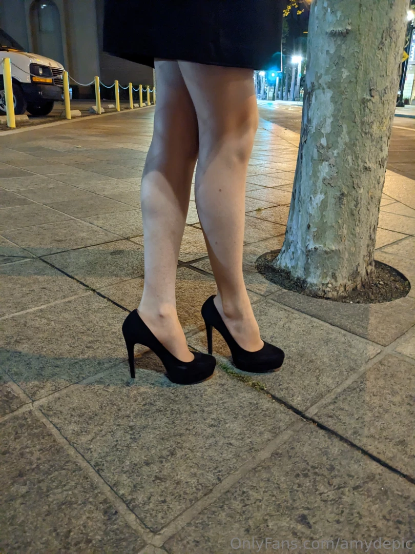 A night out on the town what kind of shoes would you like to see me 