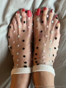 What do you think of my stockings they re really cute aren t they