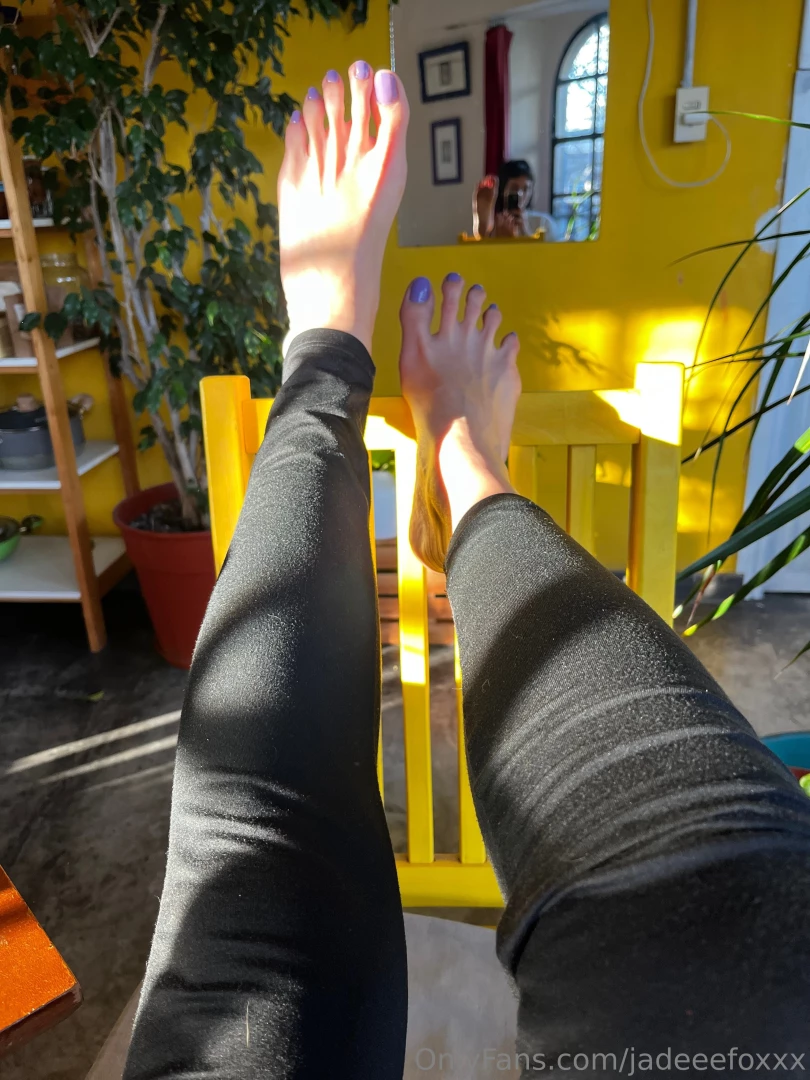 My big feet in the sun 