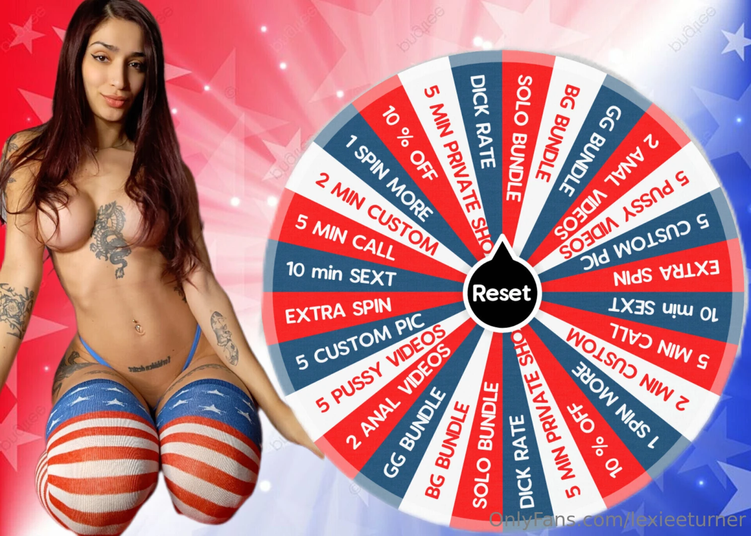 Spin and win with lexi ready to spin under my stars amp stripes it s 