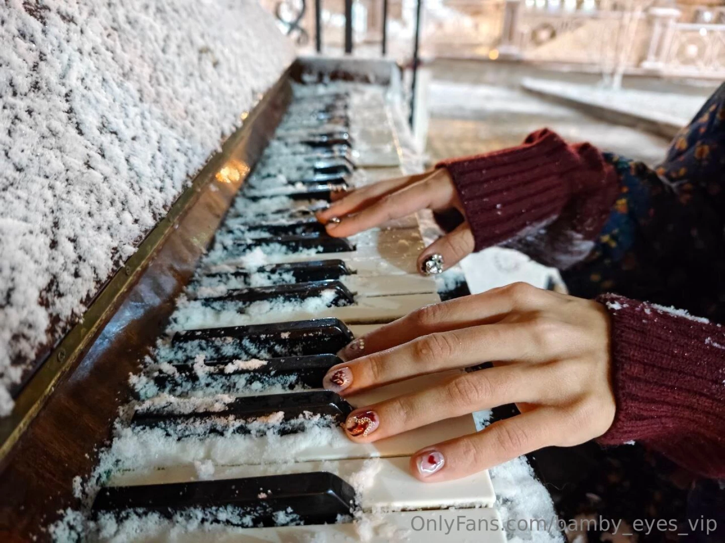 I ll try to warm you up with my music 