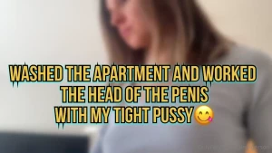 After cleaning my apartment i decided to have a little fun and trust