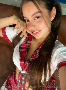 Back to school vibes with this charming red plaid skirt how do you part 2