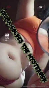 Velma solving a mystery until cums