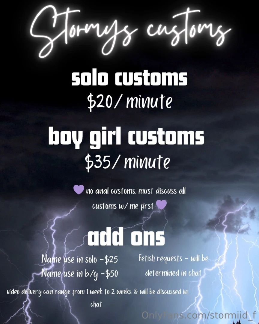 Bringing back customs all video ideas must be discussed with me first 