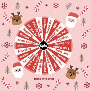 20 spins plus every spin gets you entered to win my christmas pantie