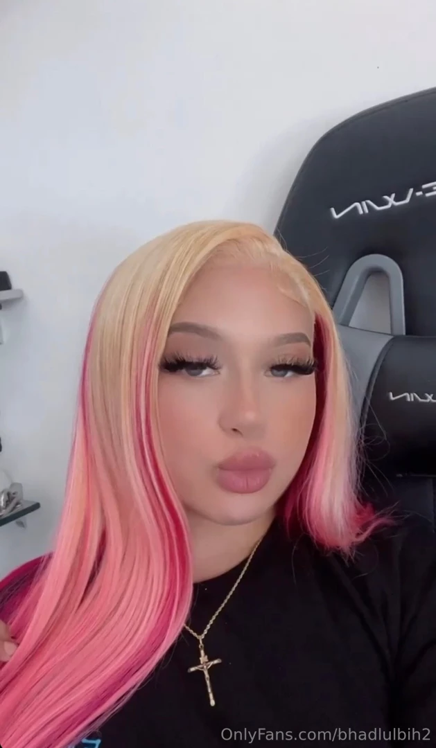 My hair s not the only thing thats pink 