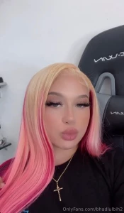 My hair s not the only thing thats pink