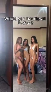 Would you handle all 3 of us chegnee chengnee nbsp cookiecreamasia