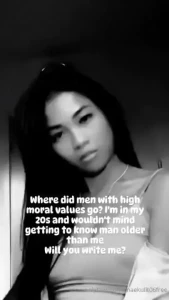 Where did men with high moral values go i m in my 20s and wouldn t