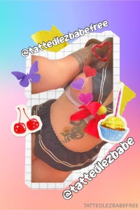 Sub to my vip tattedlezbabe part 1