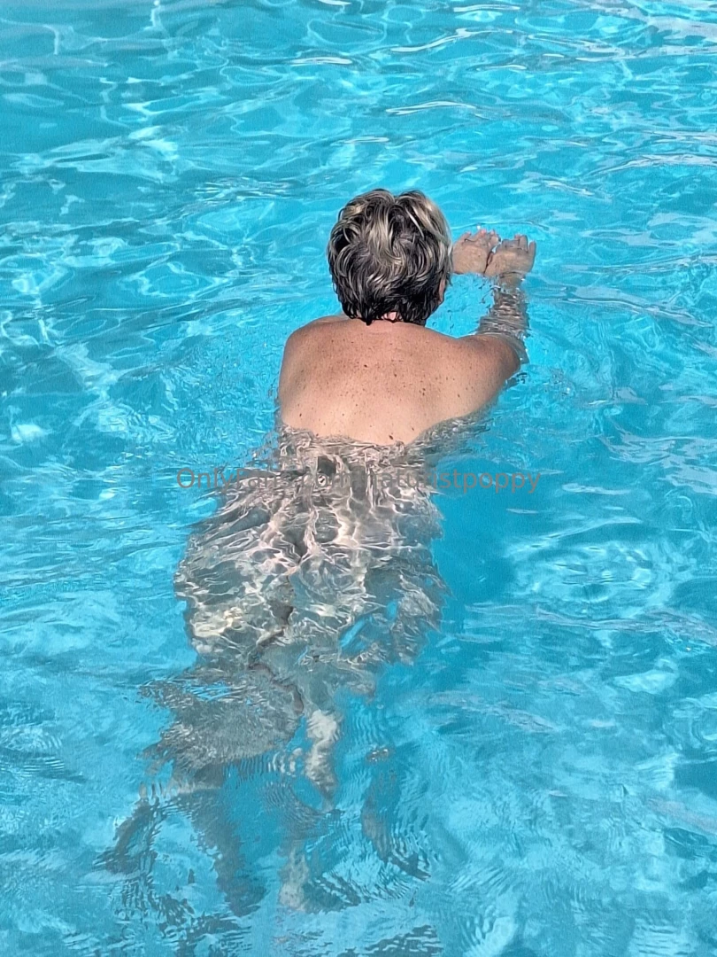 Naked swim in the morning to start my day 