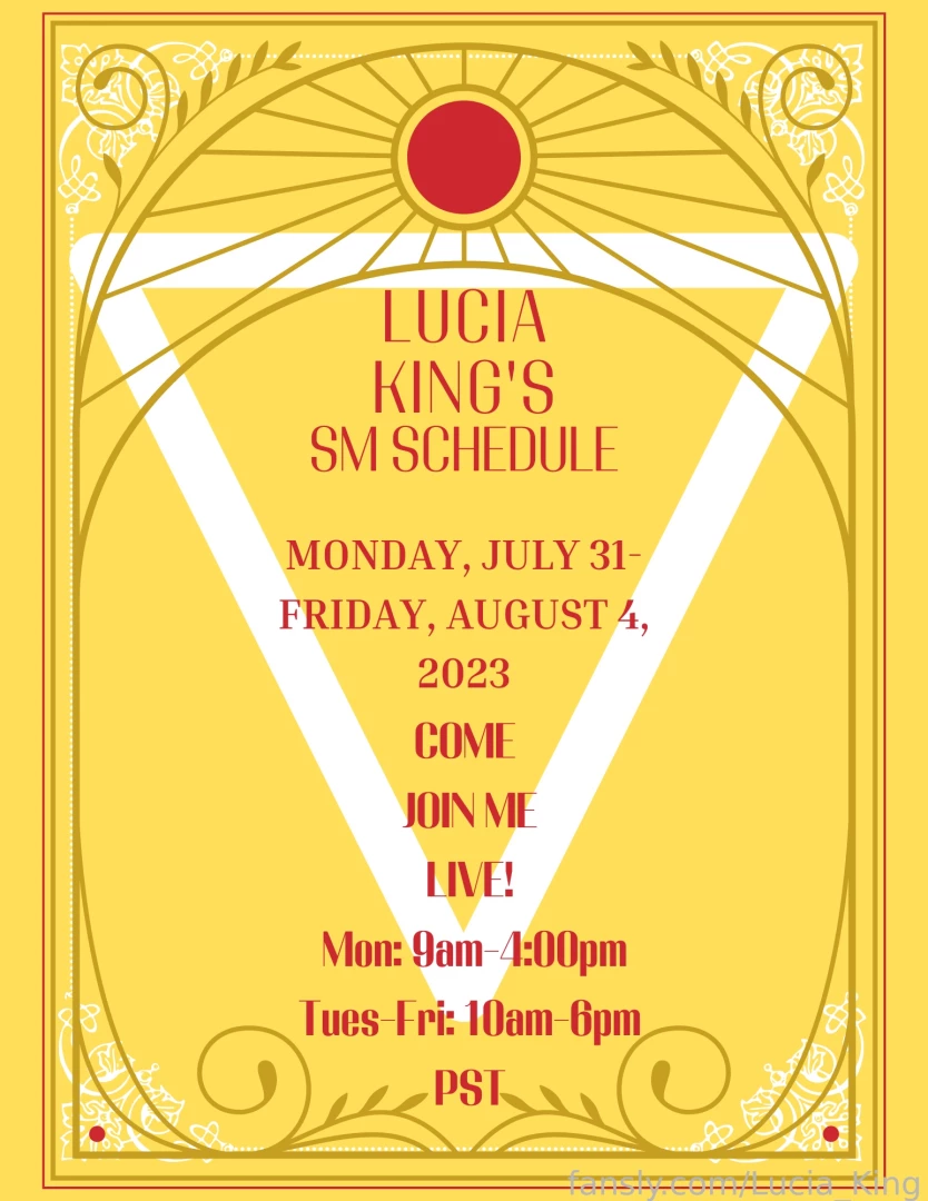 Join me live july 31 - aug 4th 10am pst - 6pm pst monday thru friday 
