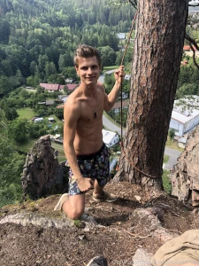 Trazan in the woods haha