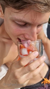 Foto-set with juice and ice - you can find full video on my wall part 19