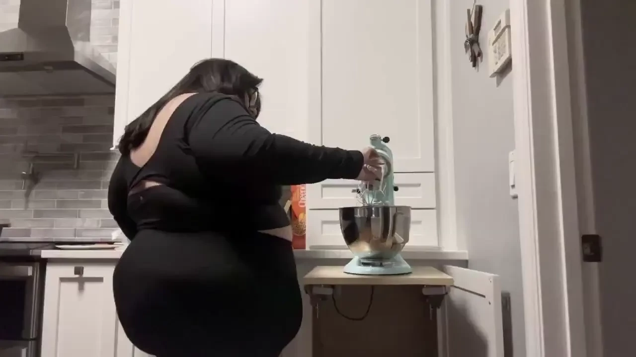 Evacuated for the hurricane but staying full making brownies with 