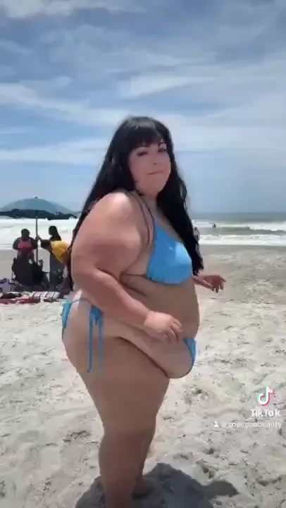 Almost spilling out at the beach 