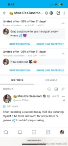 Start your day right go jerk off to all my videos for only 5 https