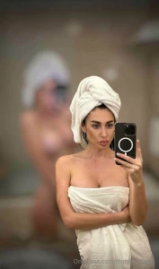 If we re in the bathroom together the mirrors won t fog up because of