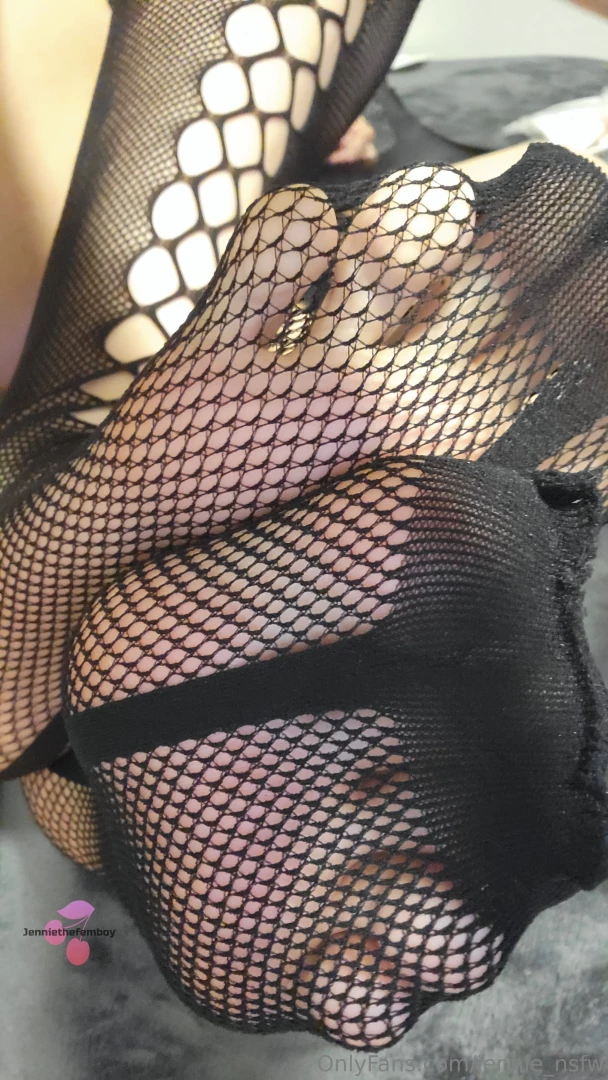 Oops all femboy feet in fishnets part 2 