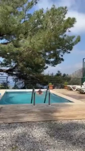 After power yoga it s time to relax and swim a bit