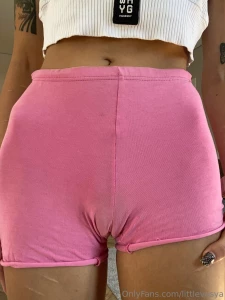 My lil shorts are so wet