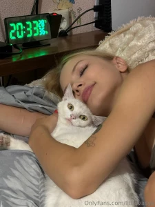 The house is quiet only you can hear me sleeping like a kitten and the