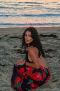 The sunset saw me and blushed