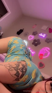 My pajamas go crazy lol