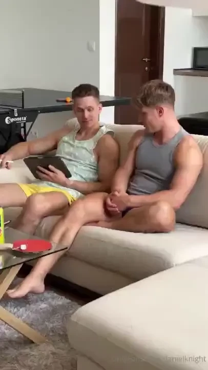 Picking up super hot blonde muscle guy in college and having some fun 