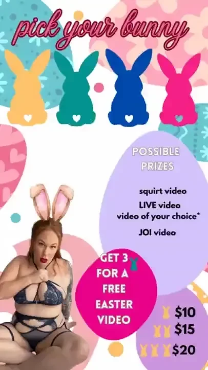 My easter campaign is here so easter is a big thing here in germany 