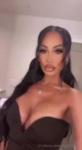 My naughty girls just want to pop out of this mini dress hehe