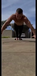 Behind the back clap push ups are one of the most difficult bodyweight