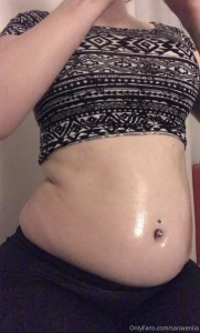 Full belly can you see the weight gain