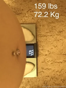 A lot of you have been asking me about my current weight i stepped on