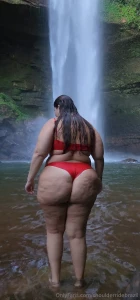 Having fun in the waterfall part 1
