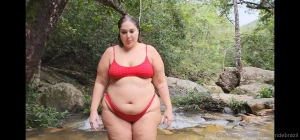 Bug butt large hips in the waterfall part 2