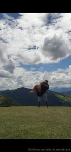 Cradle carry with a beautiful view part 1