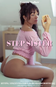 In this video i fuck my step sister laurenwalkerofficial after she