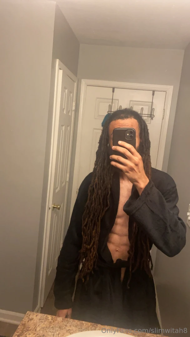 Fresh out of the shower do you want to see what is underneath 