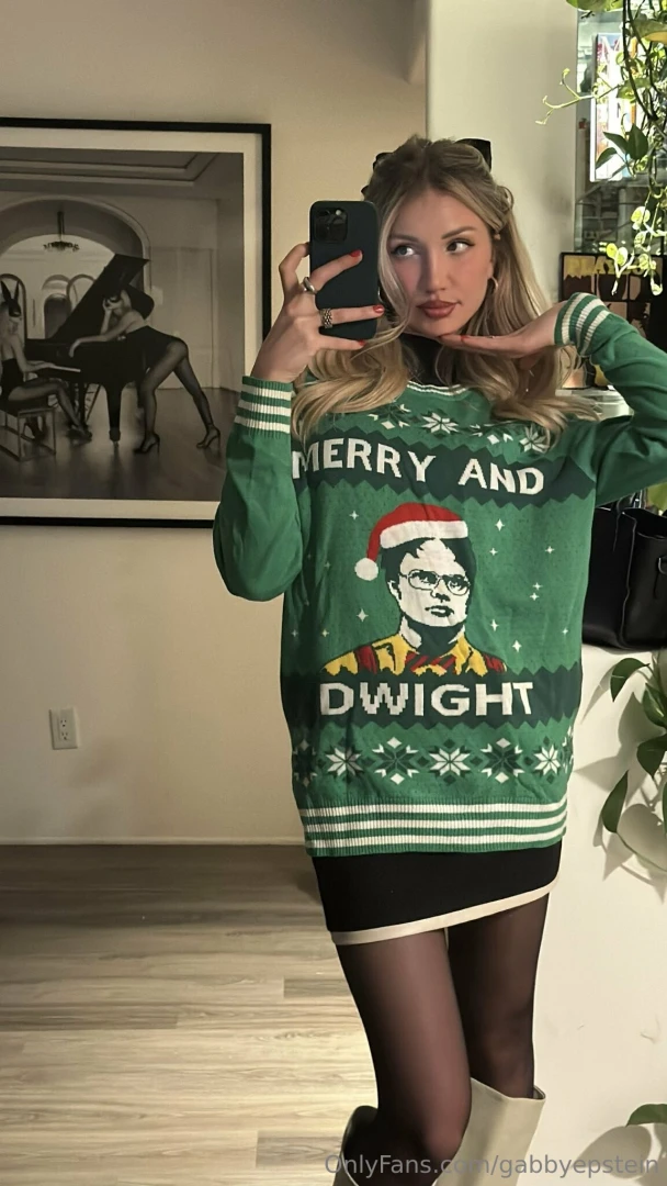 Merry christmas eve from me and my favourite sweater 