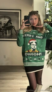 Merry christmas eve from me and my favourite sweater