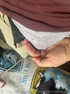 Out all day today and ali has made me wear her panties like the