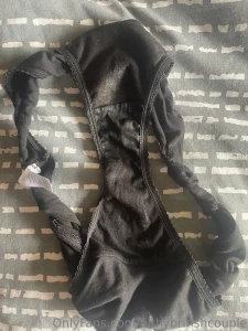 My dirty knickers after i got filled with plenty of sperm caught him